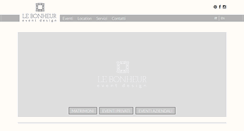 Desktop Screenshot of lebonheur.it