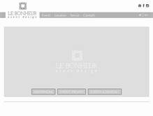 Tablet Screenshot of lebonheur.it
